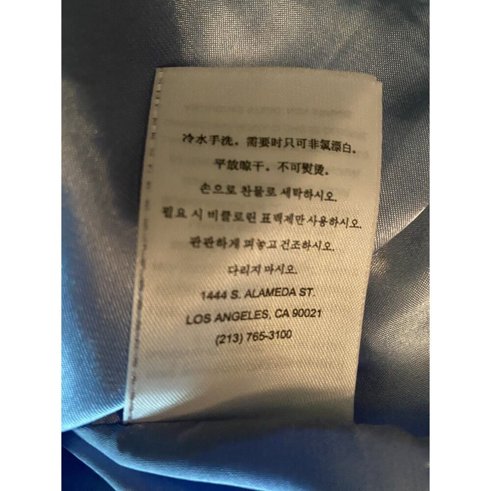 Guess Sz XS Boho Traveler Dress Keyhole Flutter Sleeve Watercolor Print Smocking - Picture 12 of 12